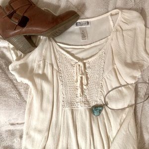 Shyanne Off-White Blouse Small